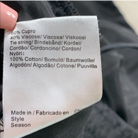 NOA NOA Black High Rise Cuffed Hem Trouser Pants - Picture 9 of 12